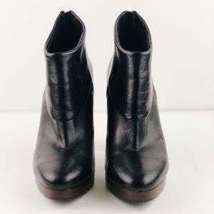 STEVE MADDEN TRISHA BLACK HIGH HEEL ANKLE BOOTS 8